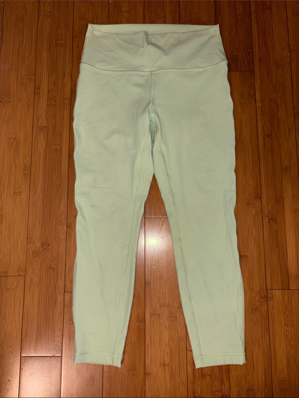 lululemon High-Waist Leggings in Light Mint  Sz 10